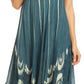 Sakkas Ecrin Women Tie-dye Sleeveless Stonewashed Caftan Cover up Dress Flowy