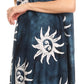 Sakkas Amanda Tie-dye Batik Summer Tank Mid Dress Relax Fit and Soft