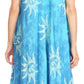 Sakkas Amanda Tie-dye Batik Summer Tank Mid Dress Relax Fit and Soft