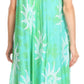 Sakkas Amanda Tie-dye Batik Summer Tank Mid Dress Relax Fit and Soft