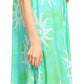 Sakkas Amanda Tie-dye Batik Summer Tank Mid Dress Relax Fit and Soft