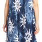 Sakkas Amanda Tie-dye Batik Summer Tank Mid Dress Relax Fit and Soft