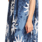 Sakkas Amanda Tie-dye Batik Summer Tank Mid Dress Relax Fit and Soft