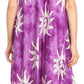 Sakkas Amanda Tie-dye Batik Summer Tank Mid Dress Relax Fit and Soft
