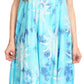 Sakkas Amanda Tie-dye Batik Summer Tank Mid Dress Relax Fit and Soft