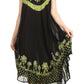 Sakkas Esme Women's Casual Midi Loose Fit Sleeveless Tank Dress Cover-up