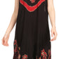 Sakkas Esme Women's Casual Midi Loose Fit Sleeveless Tank Dress Cover-up