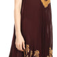 Sakkas Esme Women's Casual Midi Loose Fit Sleeveless Tank Dress Cover-up