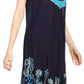 Sakkas Esme Women's Casual Midi Loose Fit Sleeveless Tank Dress Cover-up