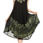 Sakkas Esme Women's Casual Midi Loose Fit Sleeveless Tank Dress Cover-up