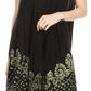 Sakkas Esme Women's Casual Midi Loose Fit Sleeveless Tank Dress Cover-up