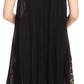 Sakkas Esme Women's Casual Midi Loose Fit Sleeveless Tank Dress Cover-up