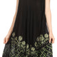 Sakkas Esme Women's Casual Midi Loose Fit Sleeveless Tank Dress Cover-up