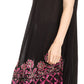 Sakkas Esme Women's Casual Midi Loose Fit Sleeveless Tank Dress Cover-up