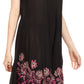 Sakkas Esme Women's Casual Midi Loose Fit Sleeveless Tank Dress Cover-up