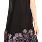 Sakkas Esme Women's Casual Midi Loose Fit Sleeveless Tank Dress Cover-up