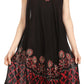 Sakkas Esme Women's Casual Midi Loose Fit Sleeveless Tank Dress Cover-up