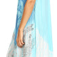 Sakkas Farzana Women Sleeveless Summer Caftan Midi Dress Tie-dye Light and Fresh