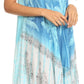 Sakkas Farzana Women Sleeveless Summer Caftan Midi Dress Tie-dye Light and Fresh