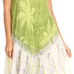 Sakkas Farzana Women Sleeveless Summer Caftan Midi Dress Tie-dye Light and Fresh