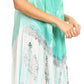 Sakkas Farzana Women Sleeveless Summer Caftan Midi Dress Tie-dye Light and Fresh