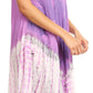 Sakkas Farzana Women Sleeveless Summer Caftan Midi Dress Tie-dye Light and Fresh