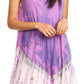 Sakkas Farzana Women Sleeveless Summer Caftan Midi Dress Tie-dye Light and Fresh