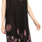 Sakkas Tina Women's Casual Summer Maxi Loose Fit Sleeveless Tank Dress