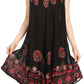 Sakkas Tina Women's Casual Summer Maxi Loose Fit Sleeveless Tank Dress