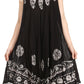 Sakkas Tina Women's Casual Summer Maxi Loose Fit Sleeveless Tank Dress