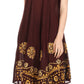 Sakkas Tina Women's Casual Summer Maxi Loose Fit Sleeveless Tank Dress