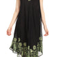 Sakkas Tina Women's Casual Summer Maxi Loose Fit Sleeveless Tank Dress