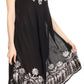 Sakkas Tina Women's Casual Summer Maxi Loose Fit Sleeveless Tank Dress