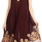 Sakkas Tina Women's Casual Summer Maxi Loose Fit Sleeveless Tank Dress
