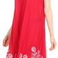 Sakkas Tina Women's Casual Summer Maxi Loose Fit Sleeveless Tank Dress