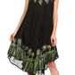 Sakkas Tina Women's Casual Summer Maxi Loose Fit Sleeveless Tank Dress