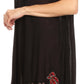 Sakkas Tina Women's Casual Summer Maxi Loose Fit Sleeveless Tank Dress