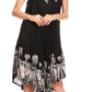 Sakkas Tina Women's Casual Summer Maxi Loose Fit Sleeveless Tank Dress