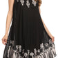 Sakkas Tina Women's Casual Summer Maxi Loose Fit Sleeveless Tank Dress