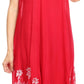Sakkas Tina Women's Casual Summer Maxi Loose Fit Sleeveless Tank Dress