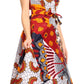 Sakkas Beyaz Women's Maxi Sleeveless Wrap Long Dress with Pockets V neck African