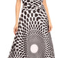 Sakkas Beyaz Women's Maxi Sleeveless Wrap Long Dress with Pockets V neck African