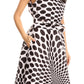 Sakkas Beyaz Women's Maxi Sleeveless Wrap Long Dress with Pockets V neck African
