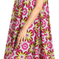 Sakkas Mikaela Summer Flowy Caftan Dress Cover-up Light & Casual