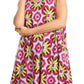 Sakkas Mikaela Summer Flowy Caftan Dress Cover-up Light & Casual