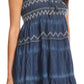 Sakkas Eva Womens Denim Strapless Tube Top Smock Short Sleeveless Dress Chambray