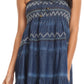 Sakkas Eva Womens Denim Strapless Tube Top Smock Short Sleeveless Dress Chambray