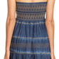 Sakkas Eva Womens Denim Strapless Tube Top Smock Short Sleeveless Dress Chambray