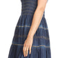 Sakkas Elis Womens Bohemiam Denim Off shoulder Dress Short Casual Smock Sundress