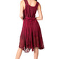 Sakkas Magdilena Stonewashed Corset Front Embroidered Dress